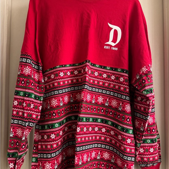 DISNEYLAND Christmas Sweater Spirit Jersey like new size large - Picture 5 of 7